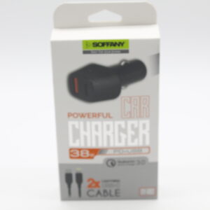 Soffany SY-681 38W USB-C to USB-C Araç Şarj Seti