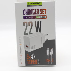 soffany SY-022 Type-c Turbo Hızlı Şarj Seti 22W