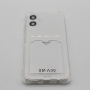 Samsung Galaxy A06 Kılıf Darbe Emici Köşe Korumalı Kartlıklı
