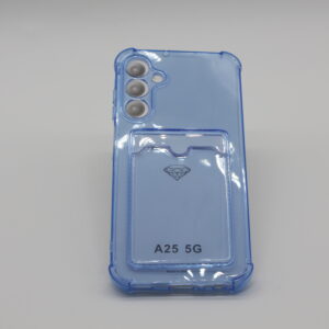 Samsung Galaxy A25 Silikon Kartlıklı Koruma Kılıfı / MAVİ