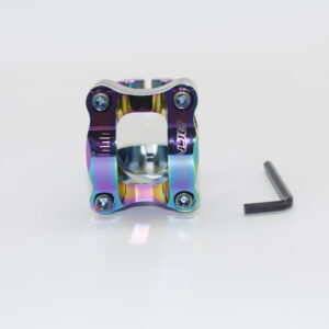 Lunje 31.8mm Alüminyum Dayanıklı Rainbow Gidon Boğazı